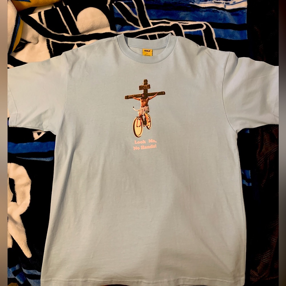 Rare “Look Ma, No Hands!” T-Shirt only worn one time. Size: L